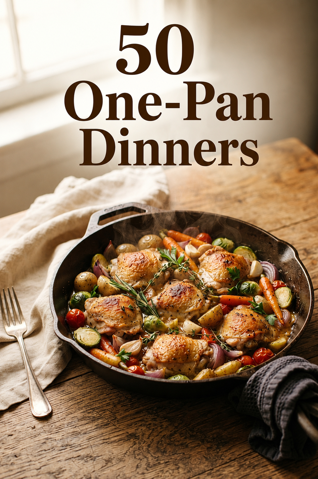 50 One-Pan Dinners cover
