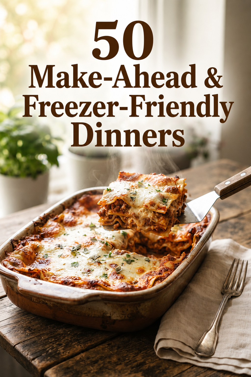 50 Make-Ahead & Freezer-Friendly Dinners cover