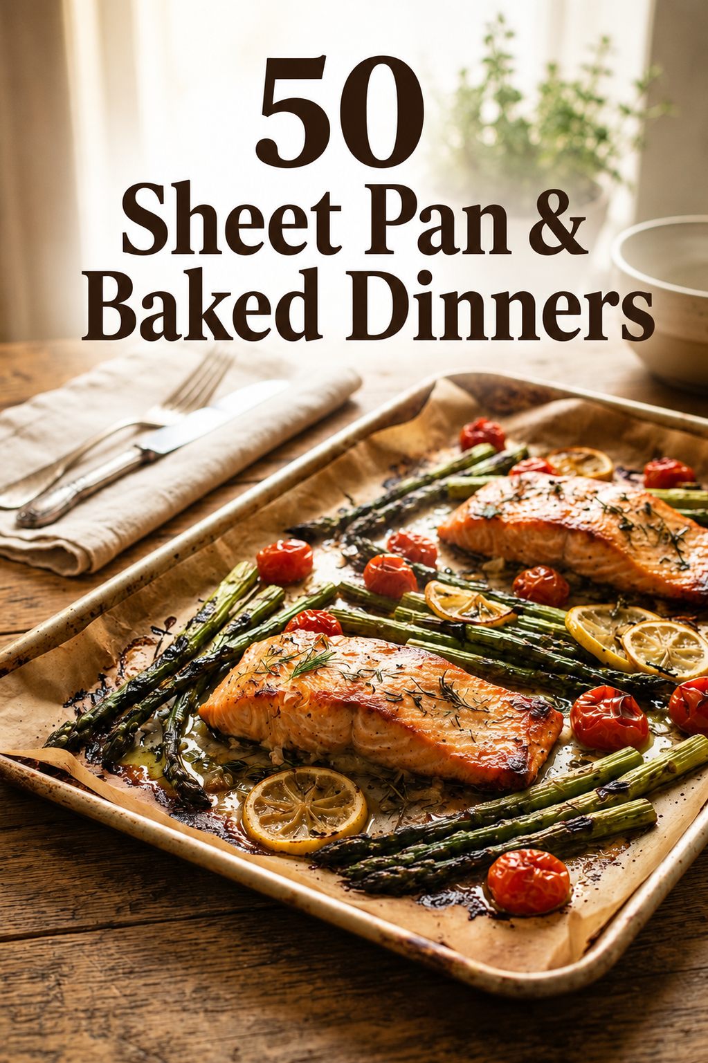 50 Sheet Pan & Baked Dinners cover