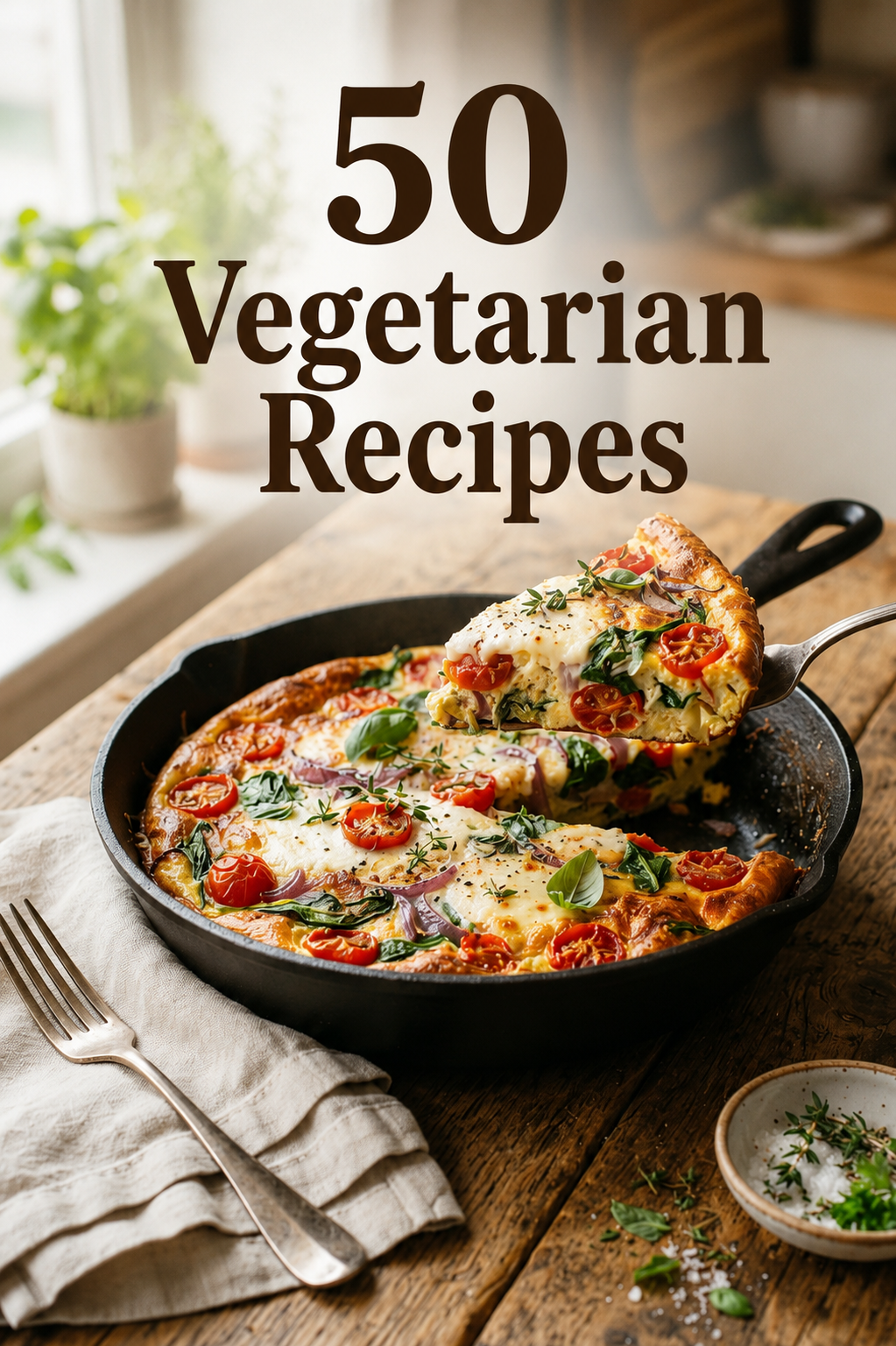 50 Vegetarian Recipes cover
