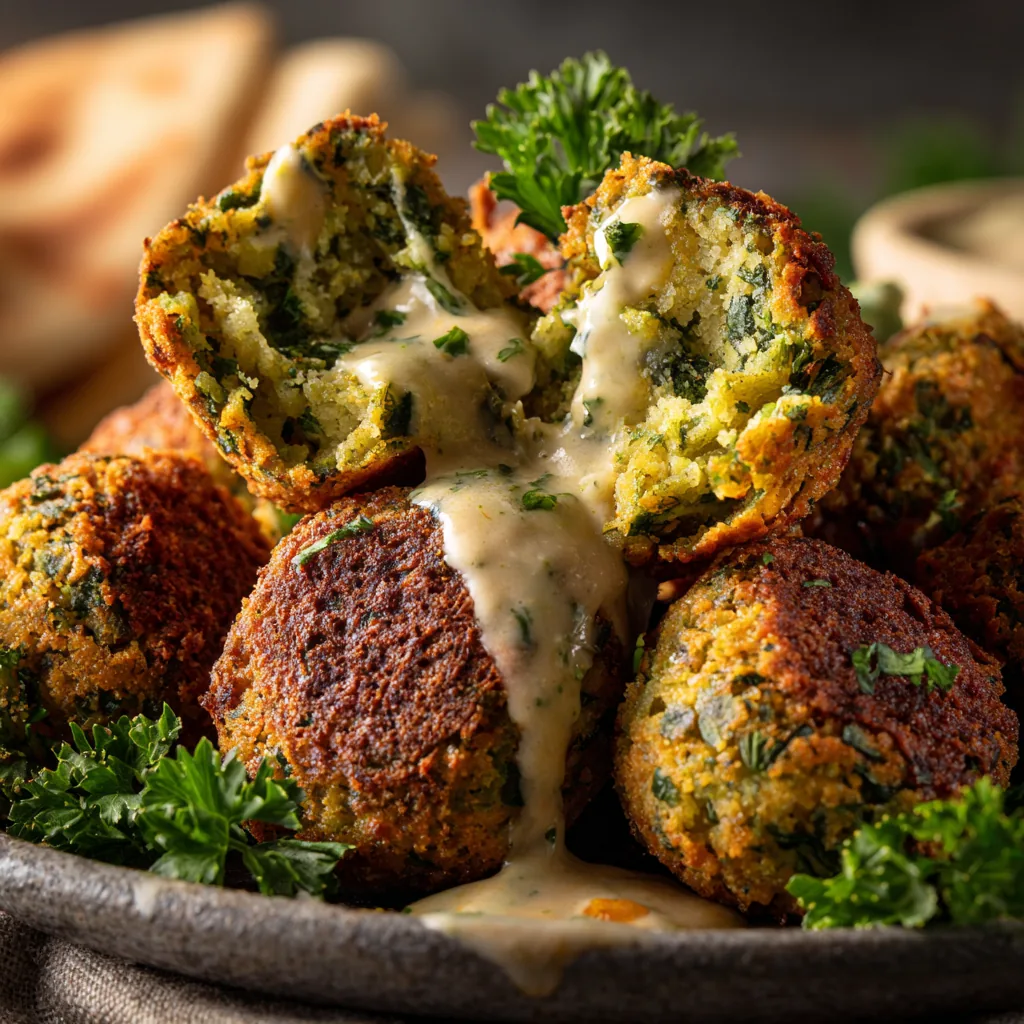 Crispy Herb Falafel Bites