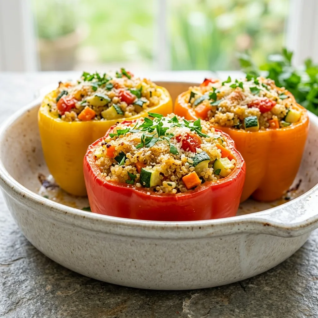 Stuffed Peppers with Quinoa and Vegetables