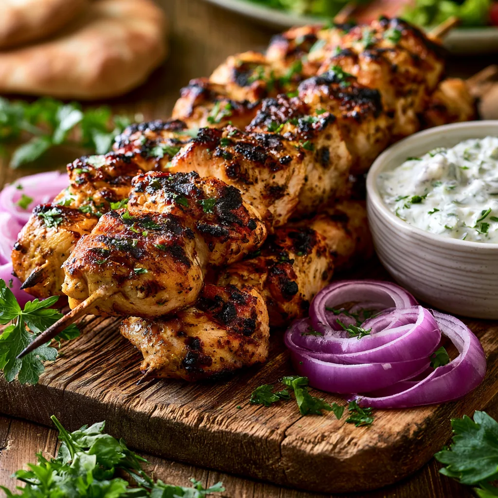 Grilled Chicken Souvlaki