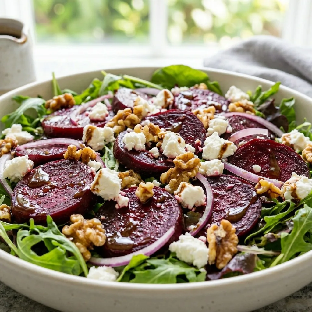 Roasted Beet Salad with Goat Cheese