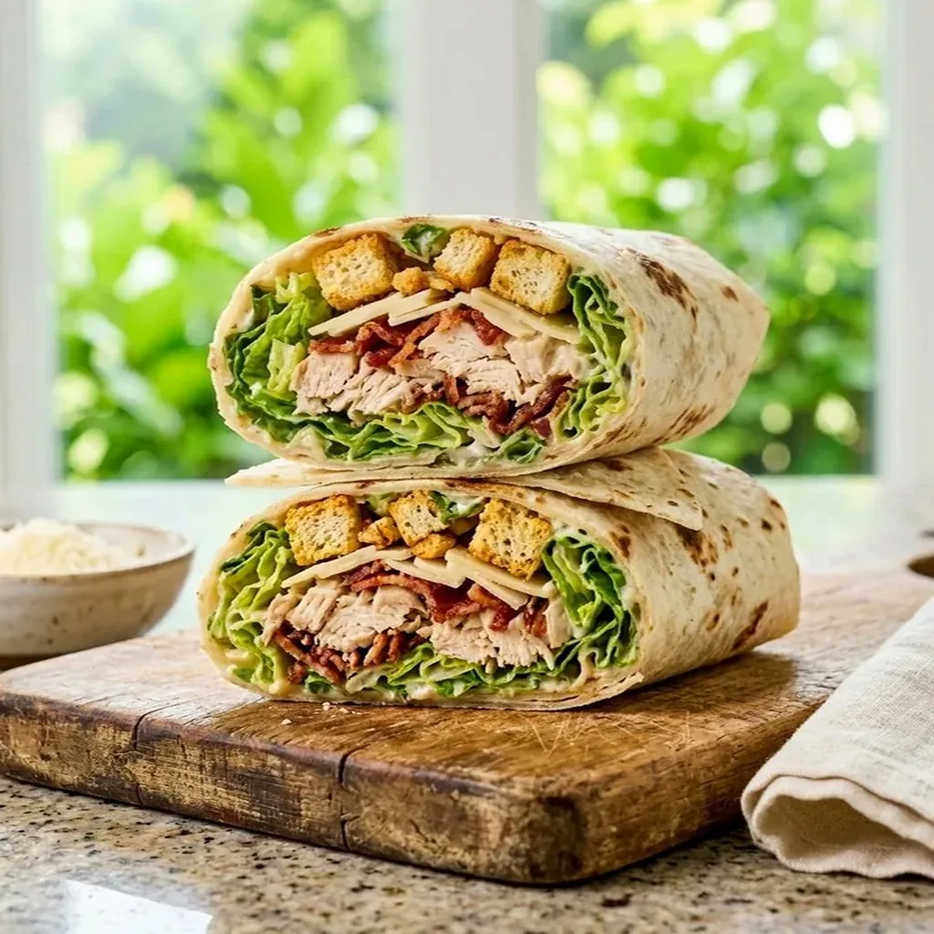 Chicken Caesar Wraps