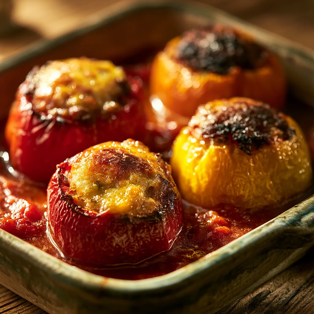 Bolognese Stuffed Peppers