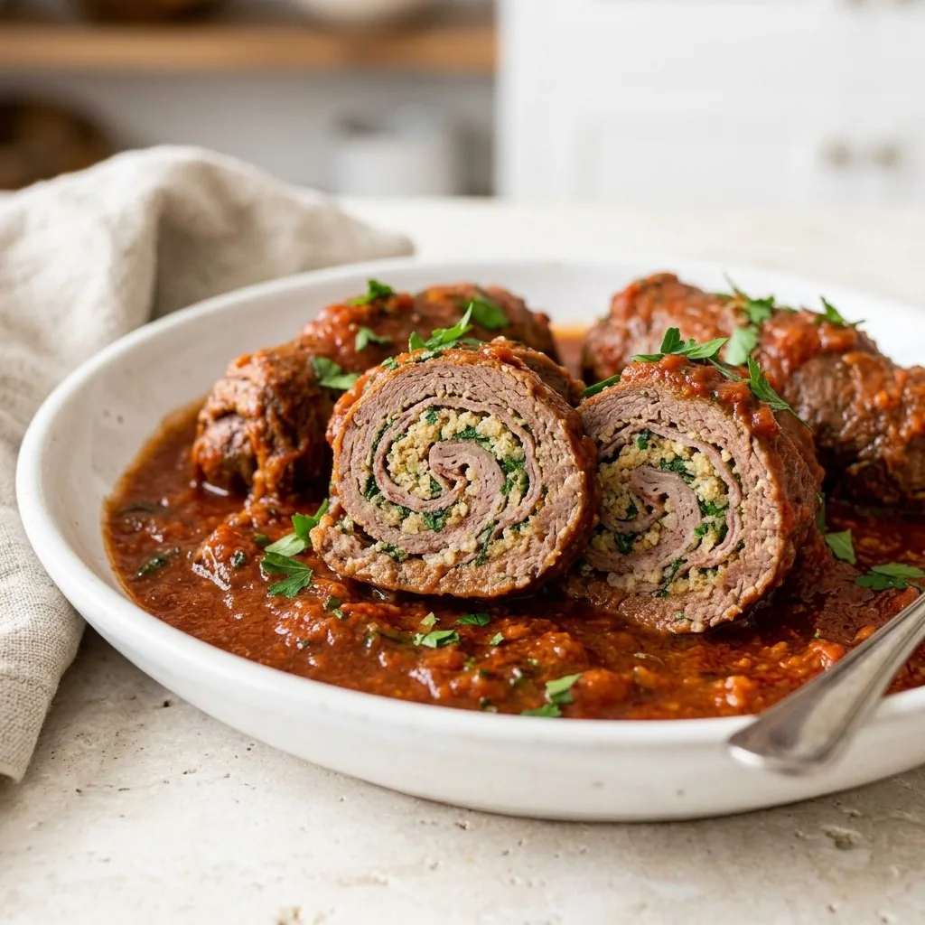 Braciole in Tomato Sauce