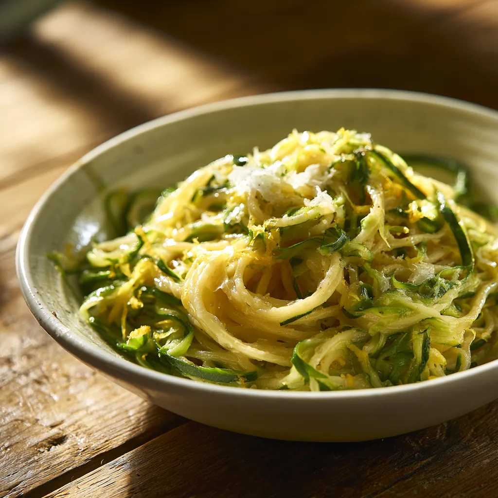 Pasta with Zucchini and Lemon