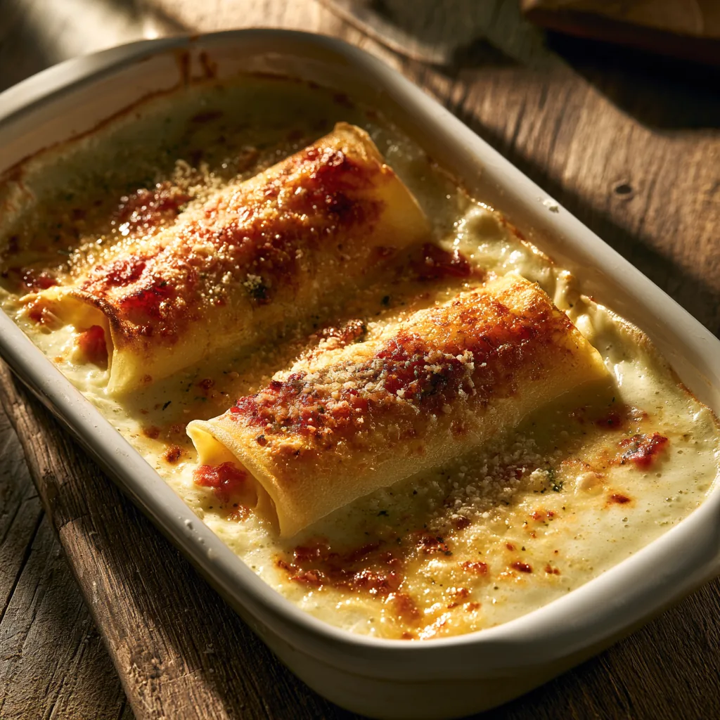 Crespelle with Ham and Cheese