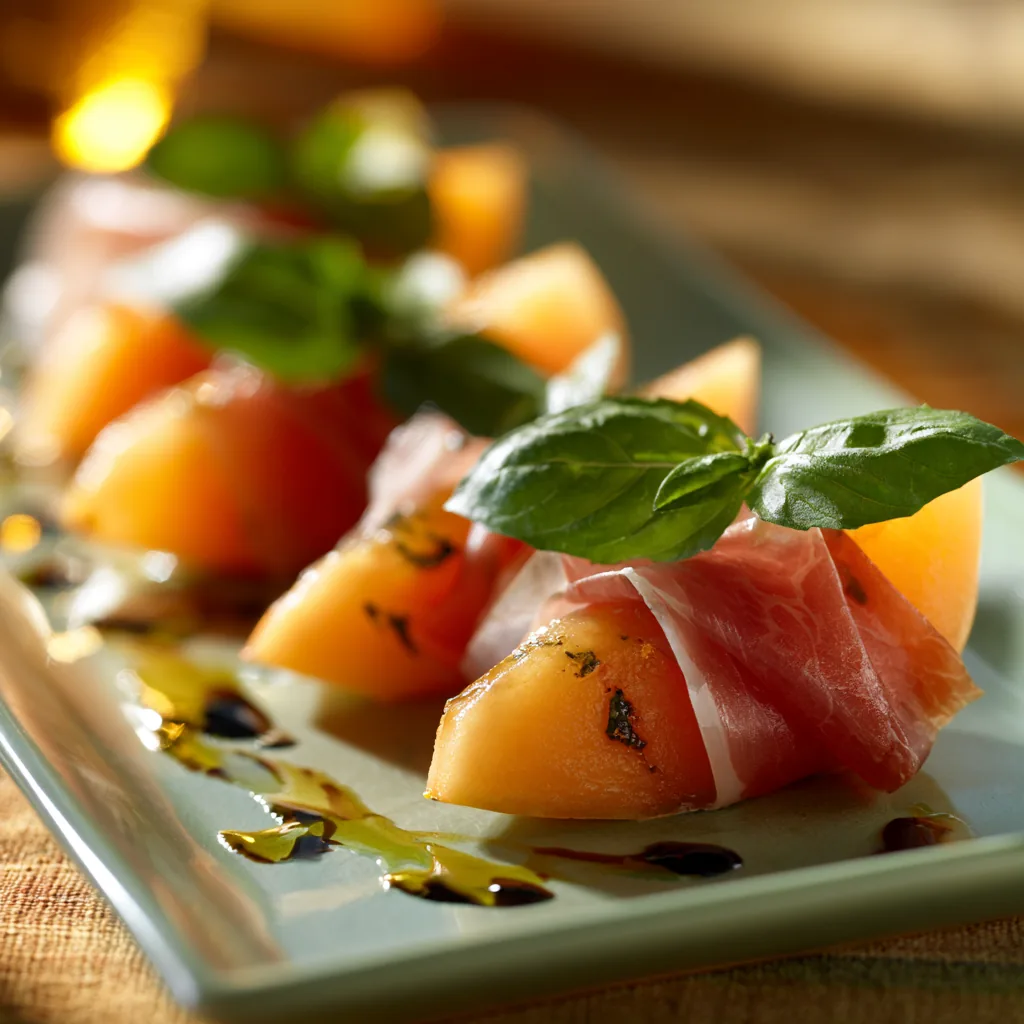 Prosciutto-Wrapped Melon