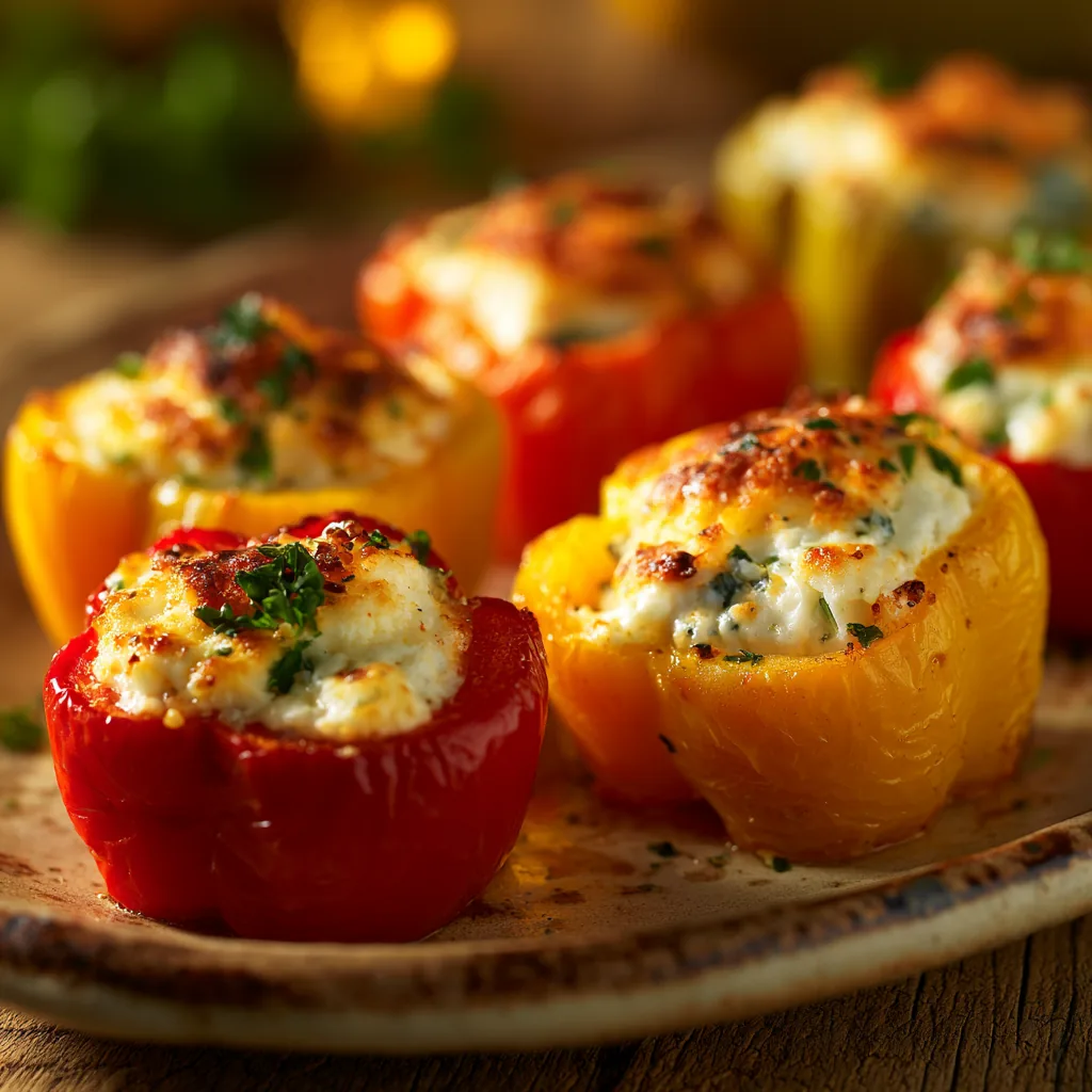 Feta-Stuffed Peppers