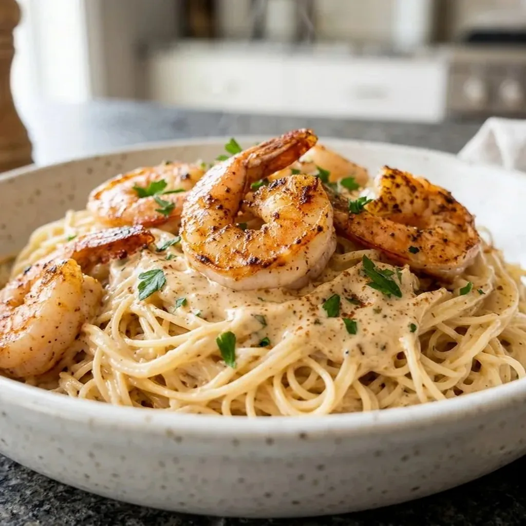 Creamy Cajun Shrimp Pasta