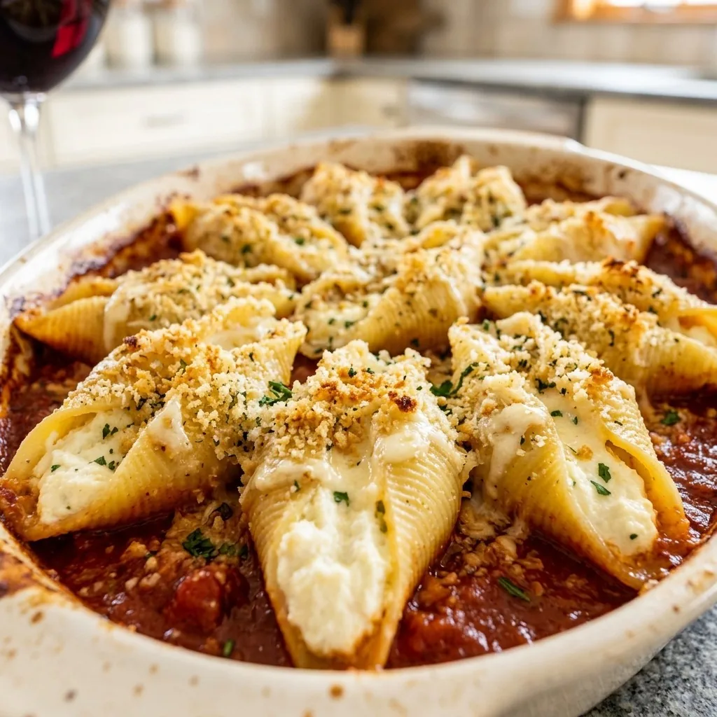 Copycat Olive Garden Stuffed Shells
