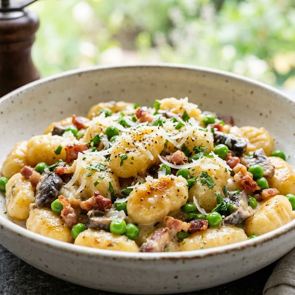 Gnocchi Carbonara