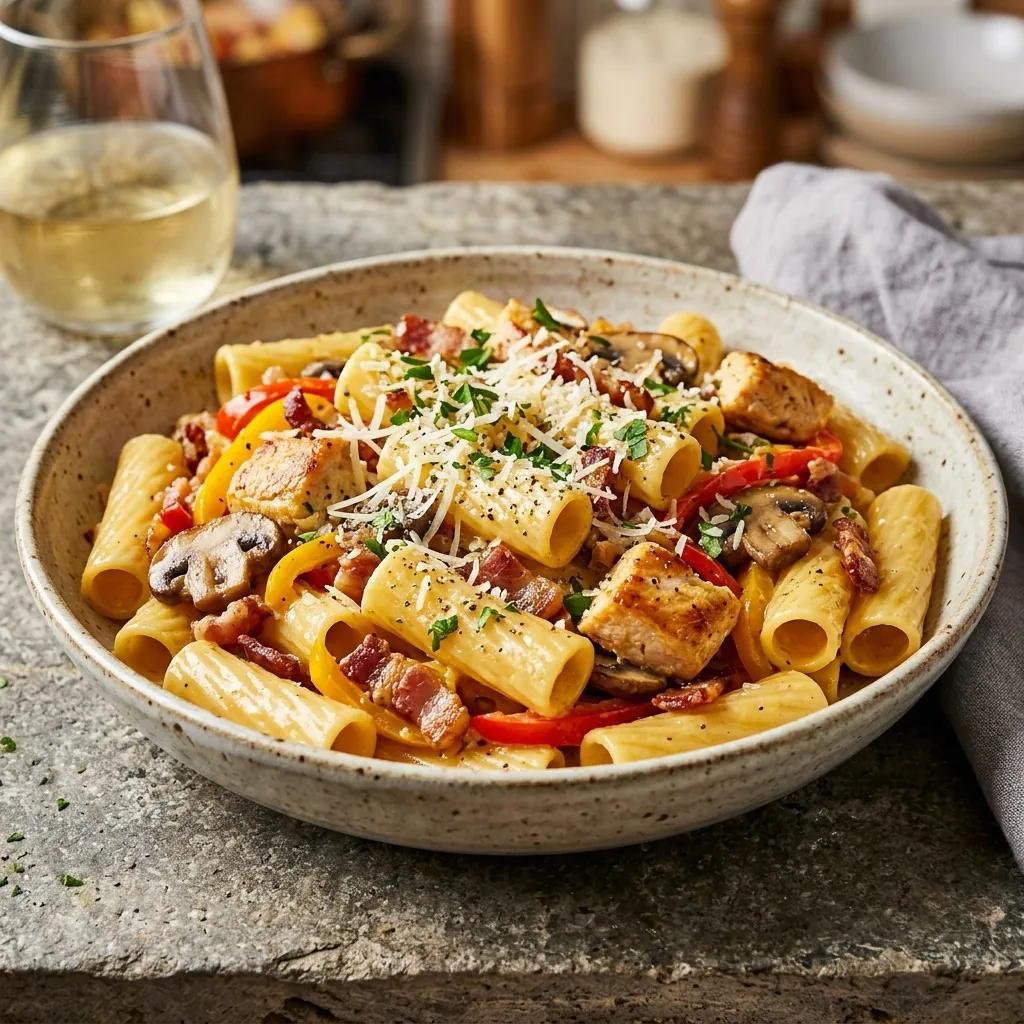 Rigatoni Carbonara
