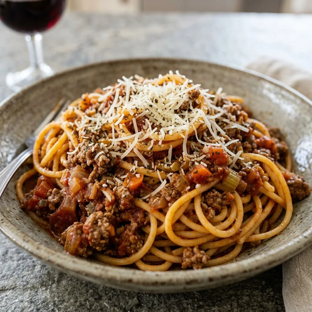 Classic Beef and Tomato Spaghetti