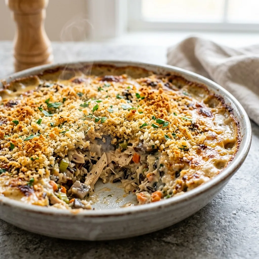 Creamy Chicken & Wild Rice Casserole