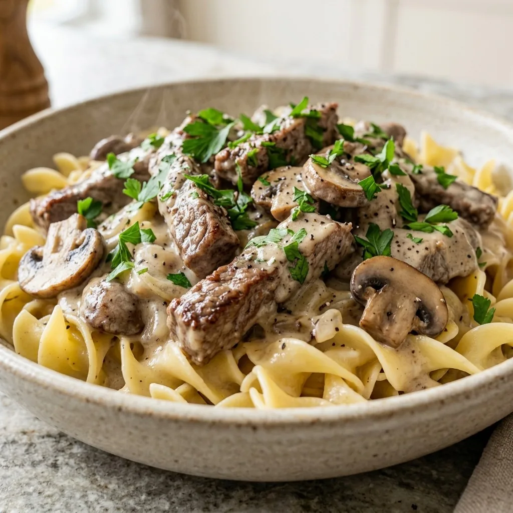Beef Stroganoff