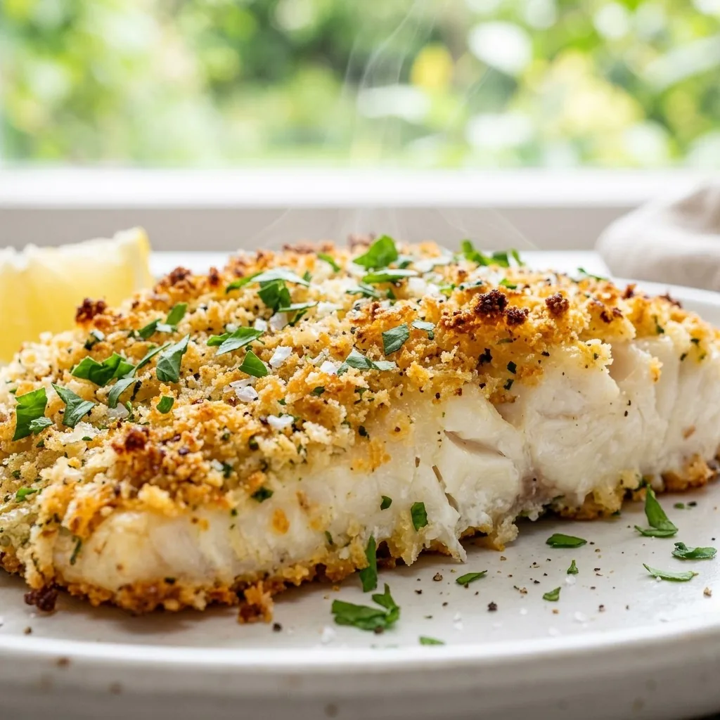 Baked Parmesan Crusted Cod