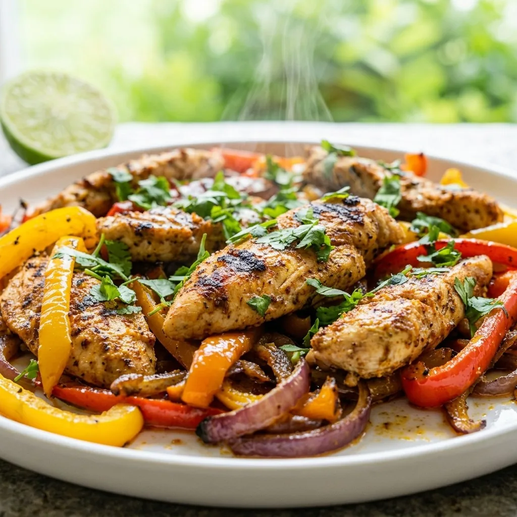 Sheet Pan Chicken Fajitas