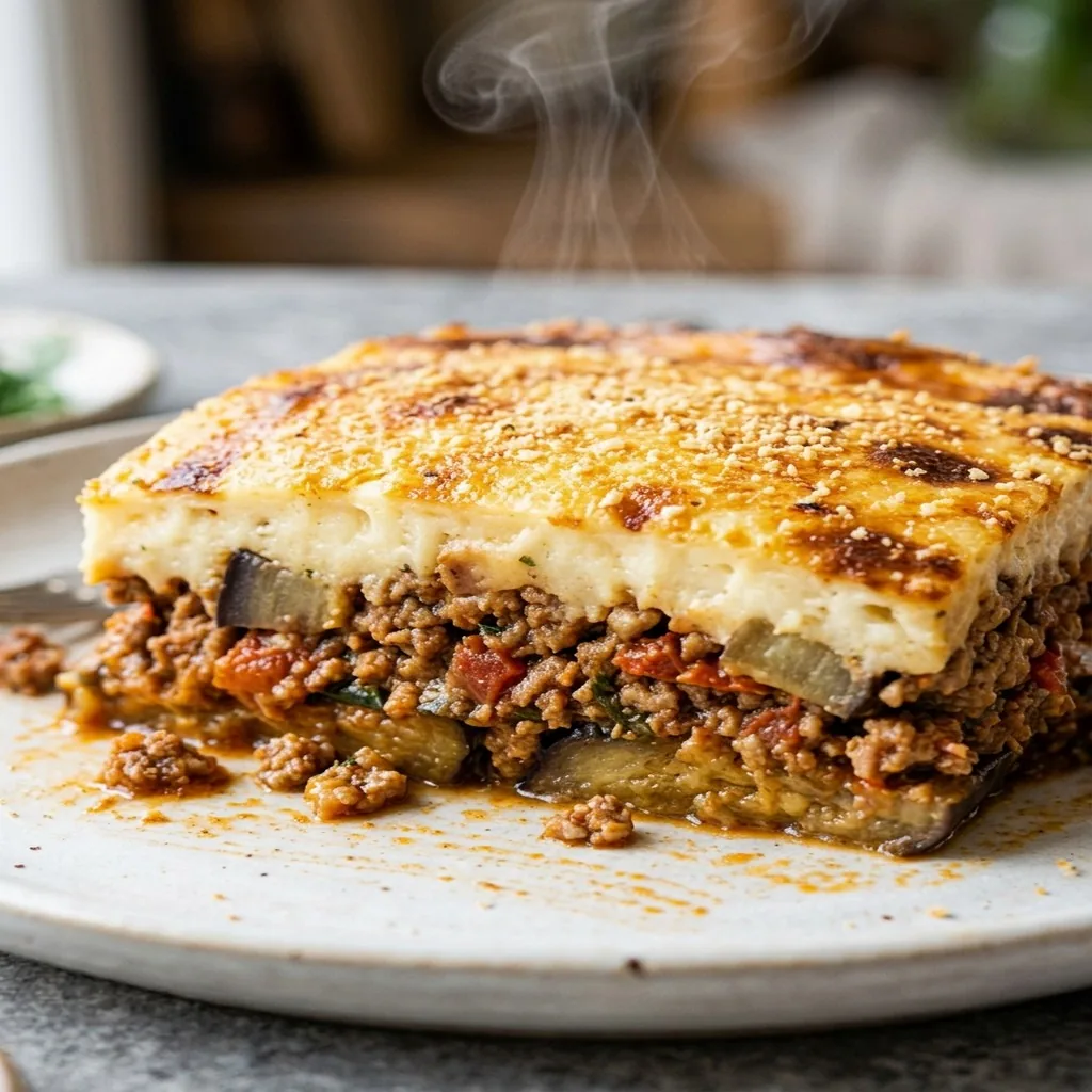 Moussaka (Greek Eggplant Lasagna)