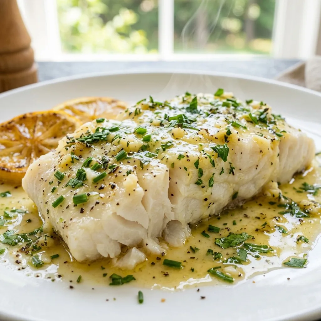 Garlic Herb Baked Cod