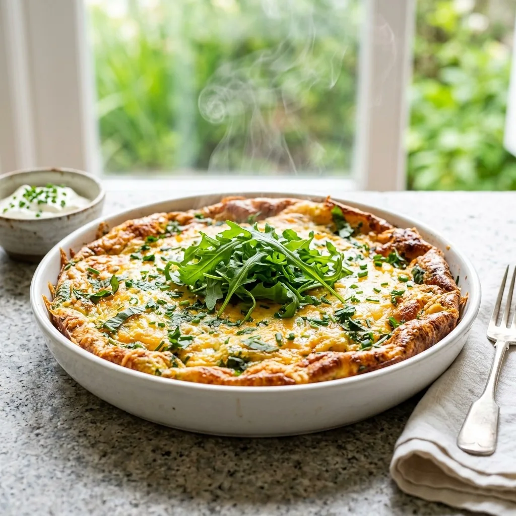 Frittata with Cheese and Herbs