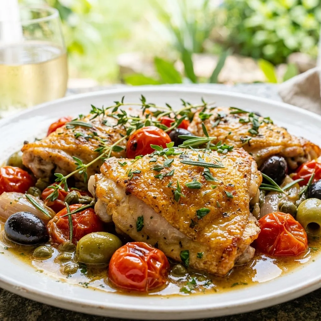 Chicken Provençal (Poulet à la Provençal)
