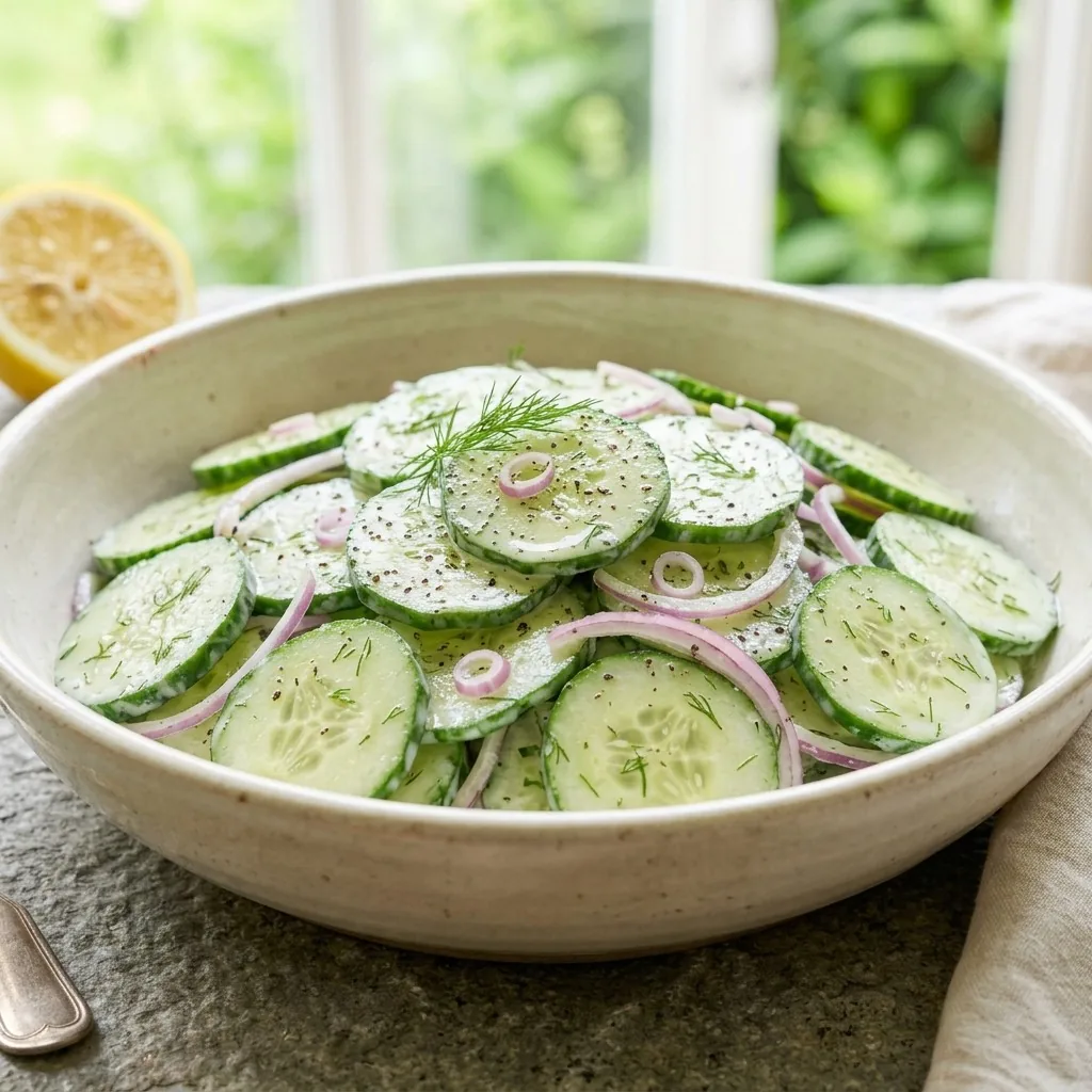 Creamy Cucumber Salad