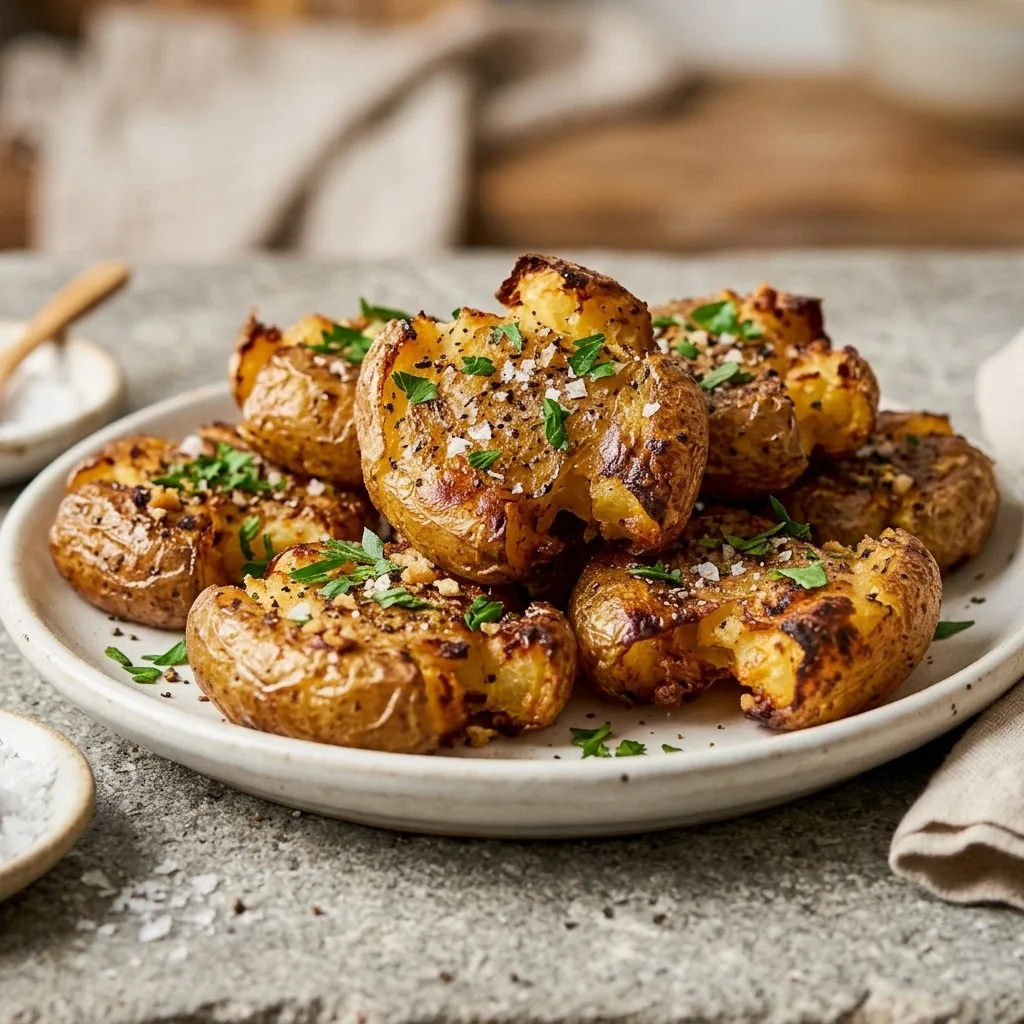 Crispy Smashed Potatoes