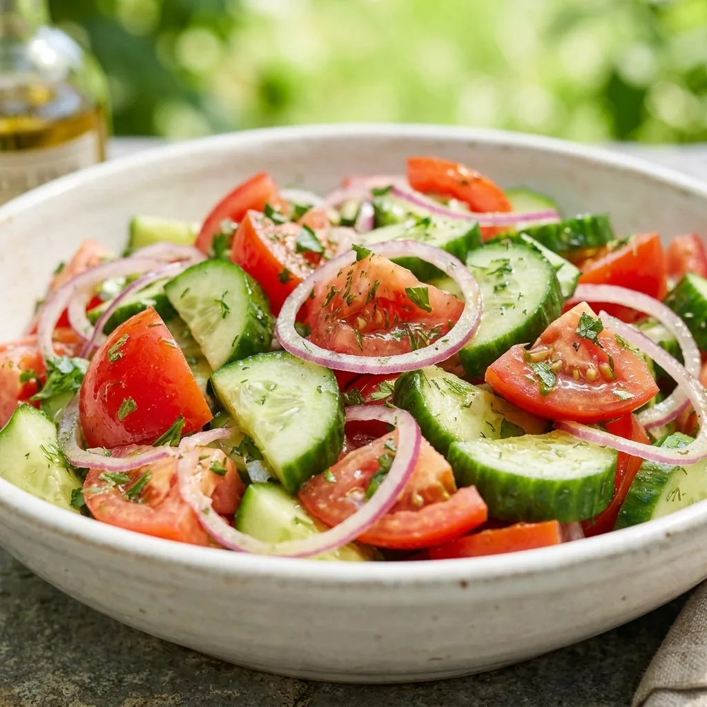 Cucumber Tomato Salad