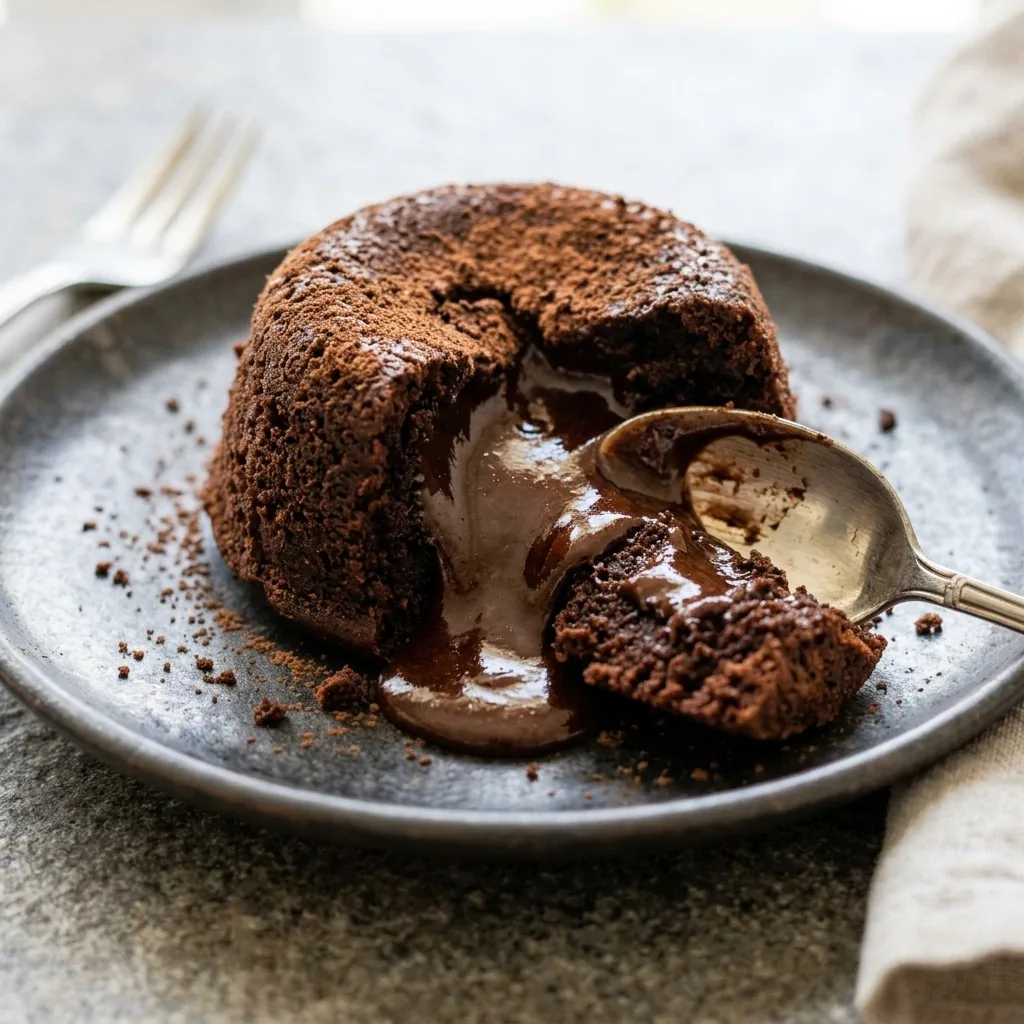 Dark Chocolate Lava Cakes